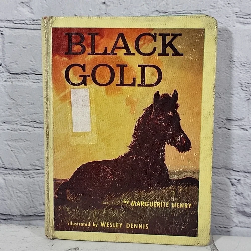 Black Gold‎ by Marguerite Henry, Illustrated by Wesley Dennis HC 1960 library ed